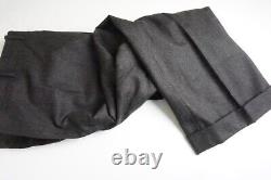 Brooks Brothers VINTAGE Gray Herringbone Flannel 3 Pc Suit Jacket Pants Vest 48