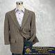 Brooks Brothers Vtg Mens Sz 44r Brown Herringbone Tweed Sport Coat Blazer Jacket