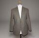 Etro Men's 42 S Wool Tweed Blazer Jacket Olive Green Check Made In Italy Milano