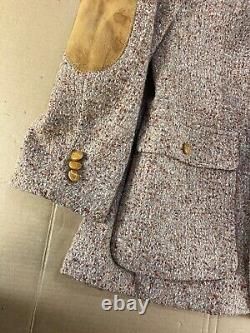 FIORAVANTI New York Men's Vintage tweed shooting/hunting suit Blazer Jacket Elbo