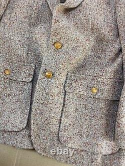 FIORAVANTI New York Men's Vintage tweed shooting/hunting suit Blazer Jacket Elbo