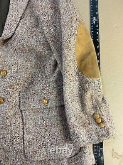 FIORAVANTI New York Men's Vintage tweed shooting/hunting suit Blazer Jacket Elbo