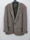 Harris Tweed Sport Coat Mens 42r Brown Scottish Wool Jacket Blazer Usa Vintage