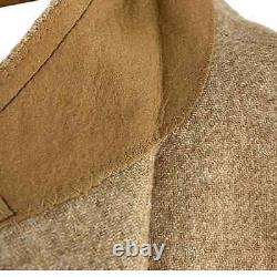 MacAll Fifth Avenue Blazer Vintage Camel Wool Tweed Hunt Jacket Patch Pockets