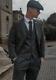 Men's Grey Tweed Wool Suit 3-piece Vintage Suit For Weddings & Groomsme