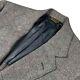 New Vtg Paul Stuart Men's Tweed 2-button Blazer Jacket Gray Plaid. Usa. 38s