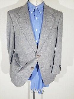 NWT 40S Vintage Elbow Patch Fleck Tweed Wool Blazer Jacket Sport Coat Farah