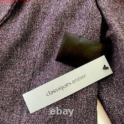NWT Nordstrom Classiques Entier Vintage Purple Tweed Jacket Suit Coat Blazer