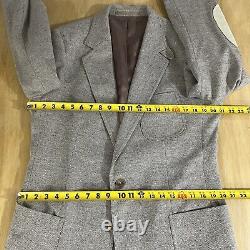 Portland Shop Suit 3 Pc Set Mens 42 Extra Long Tweed Wool Donegal Pants 33x34