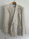 Rare Vintage Deadstock Polo Ralph Lauren Double Breasted Linen Suit Usa 44