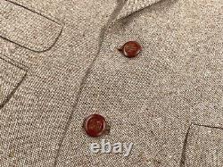 STUNNING VINTAGE 60'S 3 PCE HARRIS TWEED SUIT 42 Hardy Amies