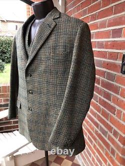 STUNNING Vintage 3 Piece Heavy Tweed Suit Jacket / Waistcoat / Trousers C 46 W38