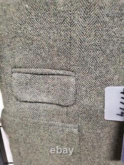 Studio Suits i Men's 42 3 Piece Tweed Wool Suit Italy Hand Crafted NEW NWT