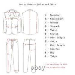 Tweed Herringbone Men Vintage Suits 3 Pieces Party Business Retro Suits Jackets