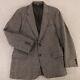 Vintage Donegal Tweed Jacket M Gray Herringbone 100% Wool Blazer Made In Usa 40r