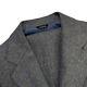 Vtg 38 R Eisenberg & Eisenberg X Harris Tweed Grey Multi Stripe 3 Pc Suit Usa