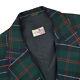 Vtg 60's 42 L The Scotch House Dark Green Plaid Patch Pocket Tweed Blazer & Vest