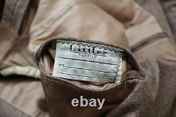 VTG Dated 1980 Littler Brown Barleycorn Wool Tweed 2 Button Flared Suit 41 L