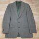 Vtg Harris Tweed Blazer 40 Narragansett Newport Handwoven Scottish Wool Jacket