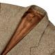 Vtg Holland & Sherry Men's 100% Wool Tweed 2-button Blazer Beige. 38 R