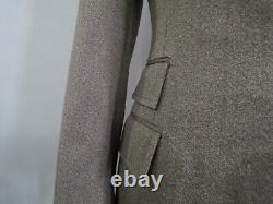 VTG Polo Ralph Lauren Heavy English whip cord tweed canvas neck strap suit 34 R