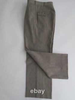 VTG Polo Ralph Lauren Heavy English whip cord tweed canvas neck strap suit 34 R