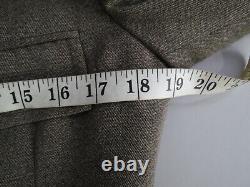 VTG Polo Ralph Lauren Heavy English whip cord tweed canvas neck strap suit 34 R