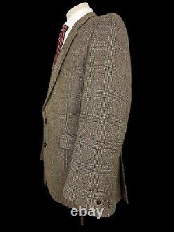 VTG Thornproof Tweed Suit 42R / W38 Guards Two Ply Twist 70's