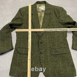 VTG Tweed Coat Mens 42 Jacket Blazer Irish Wool Foxford Providence Mills Grandpa