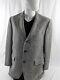 Vtg Tweed Jos. A. Bank Blazer Coat Jacket 100% Wool British Isles Shetland 40r