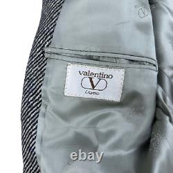VTG Valentino 2 Button Men's Virgin Wool Suit Jacket Tweed. 40