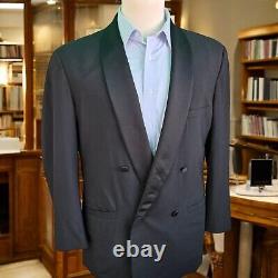 Versace Double Breasted Shawl Collar Tuxedo Jacket 44R 54it White Label