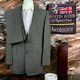 Vintage 1960s Austin Reed 2 Piece Suit Mens 40l 36x31 Green Brown Tweed