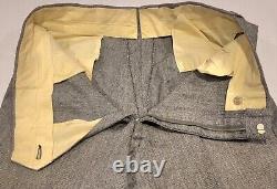 Vintage 3 Piece Gray Nailhead Weave Ivy Tweed Suit 1960s 1970s 37/38