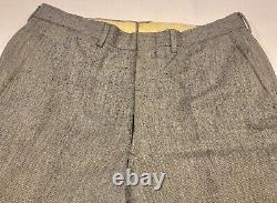 Vintage 3 Piece Gray Nailhead Weave Ivy Tweed Suit 1960s 1970s 37/38