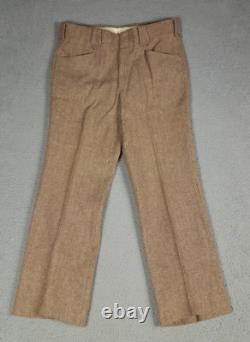 Vintage 70's PENDLETON High Grade Western Wear 2 Piece Suit Brown 40R 34x27