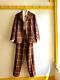 Vintage 80s Issey Miyake Sport Wool Tweed Womens Pant Suit Plaid Tsumori Chisato