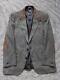 Vintage Burberry Donegal Tweed Blazer 42l Houndstooth English Jacket Hacking