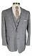 Vintage Barrister Mens Grey Plaid 2 Btn Tweed 3 Piece Suit 44r 1960s Usa