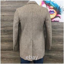 Vintage Bespoke Mens Blazer Sport Coat Casual Jacket Size 39 X-Long Tweed Suit