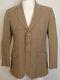 Vintage Bladen Supasax Brown Wool Plaid Tweed Blazer Jacket 40r Sporting