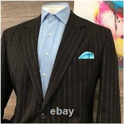 Vintage Brooks Brothers Mens Suit 2 Piece Set Size 42R Jacket Blazer Pants Wool