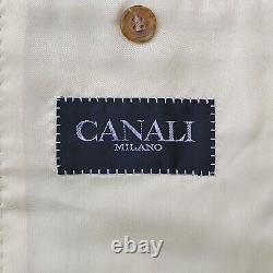 Vintage CANALI Sport Coat Men 40R Orange Suit Jacket Two Button Nailhead Blazer