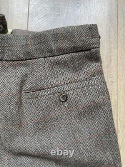 Vintage CORDINGS PICCADILLY Men's Wool Tweed Suit Size L Made in Scotland