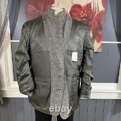 Vintage Christian Brooks Tweed Blazer Mens 46R Wool Gray Sport Coat Jacket