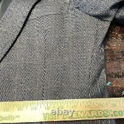 Vintage Dior Men's Suit Tweed Zigzag Wool Blazer 40R 36x31 Pants