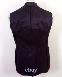 Vintage EUC Brooks Brothers 2pc Wool Flannel Chalkstripe 3/2 Roll Sack Suit 41 R