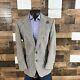 Vintage Farah Sport Coat Blazer Donegal Tweed Jacket Mens 42r Speckled Grey