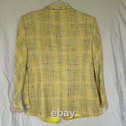 Vintage George Gross Tweed Skirt Suit Size 12 Easter Colours