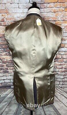 Vintage Green Brown Tweed Sport Coat Jacket Mens Size 40 41 Long Southampton